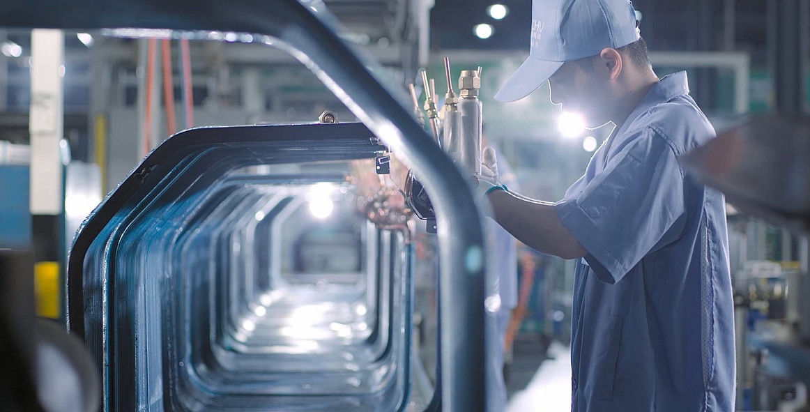 Henan Hongtai HVAC Equipment Co., Ltd. ligne de production du fabricant