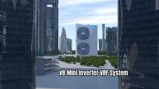 Système VRF Mini V8 ultra-compact | Un confort puissant pour les villas modernes