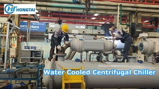 Processus de soudure et d'assemblage de tuyauterie de précision de refroidisseur centrifuge refroidi à l'eau